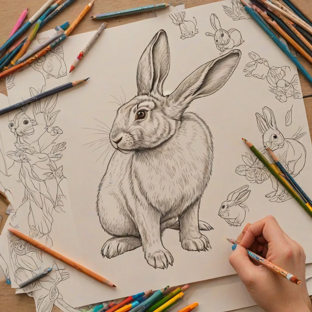 Jak narysować królika? Szybki poradnik dla początkujących.
